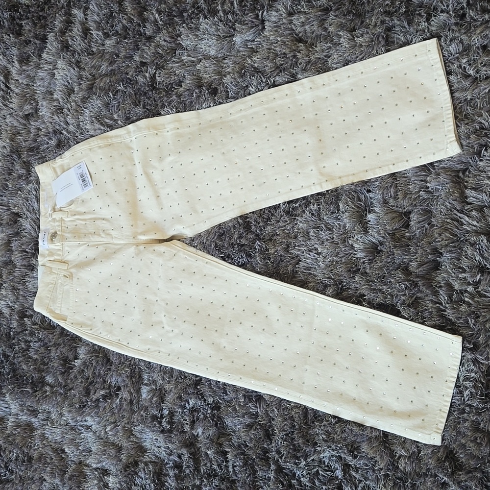 STUNNING...RHINSTONE LE JANE  FRAME denim jeans
